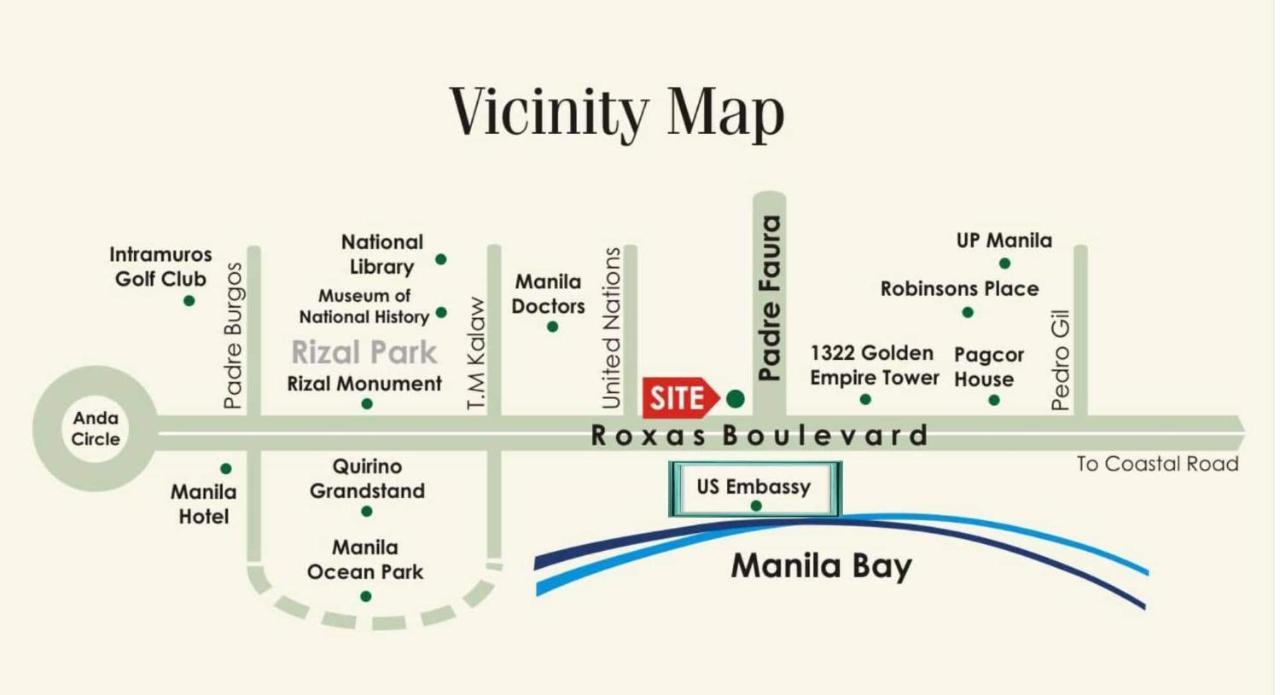 Grand Riviera Suites Comfy Condo Near Us Embassy Manila Bay Roxas Blvd Ermita Manila Eksteriør bilde